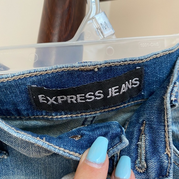 Express Denim Ripped shorts! - Picture 3 of 4